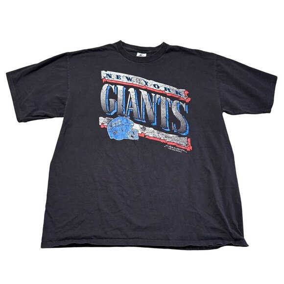 VINTAGE NFL NEW YORK GIANTS TEE SHIRT 1992 SIZE X LARGE MADE IN USA - Picture 1 of 9